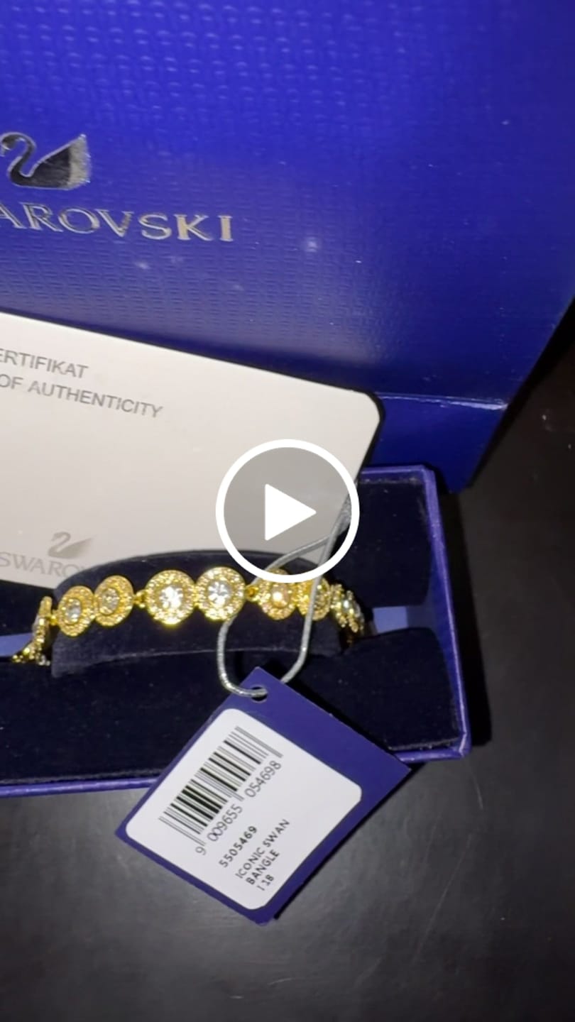 Customer video review of PULSERA CRISTAL SWAROVSKI TENIS ANGELIC HALO ORO + KIT DE REGALO