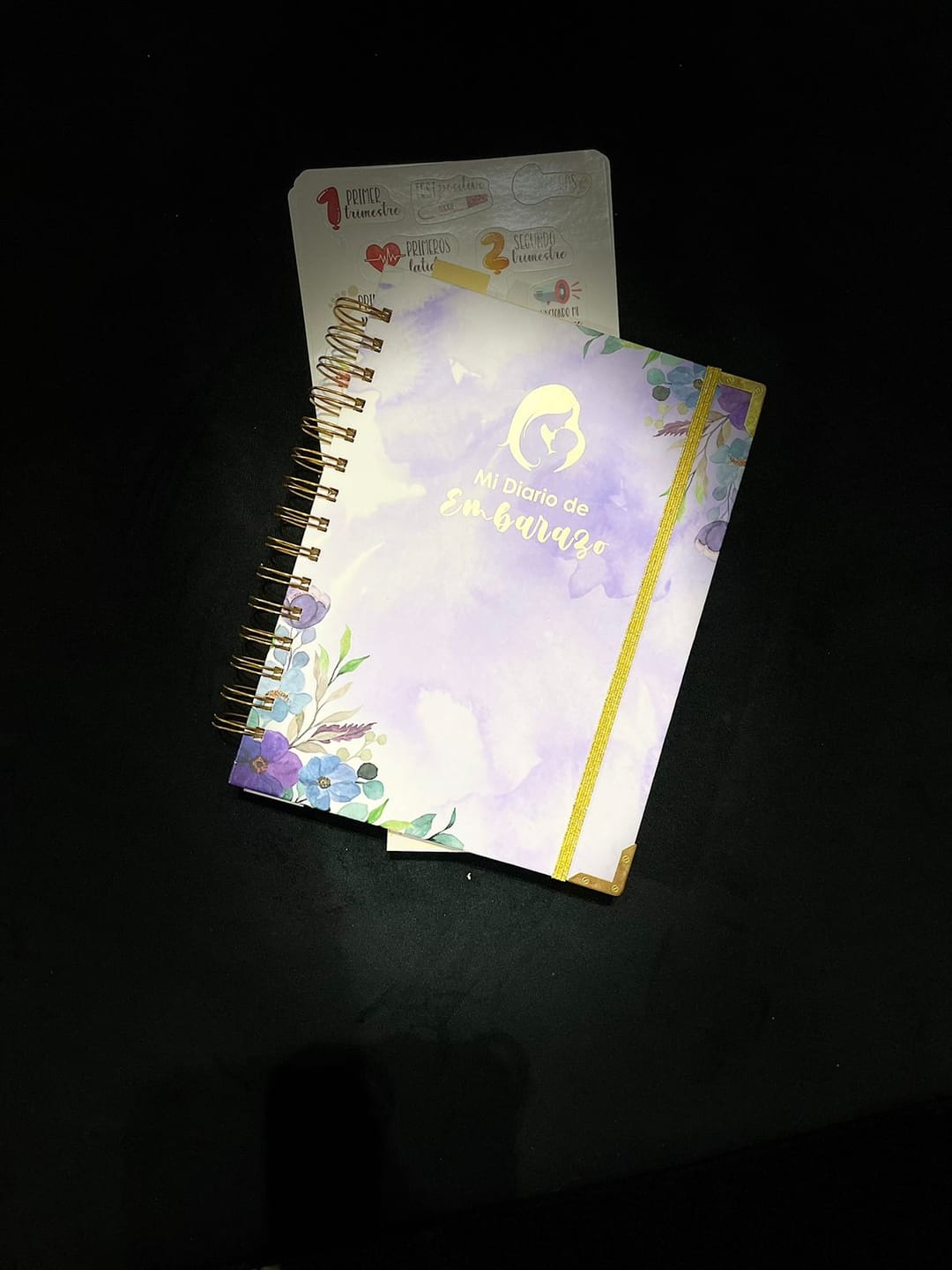 Customer photo review of Diario Único Mi Embarazo - Colorful