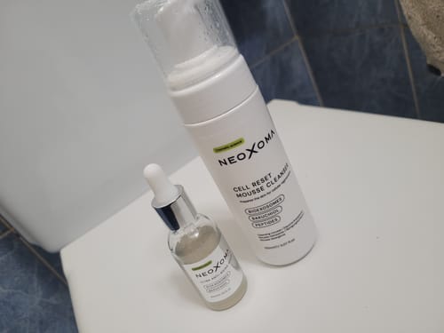 Customer photo review of Pack Sérum Ultra Rejuvenecedor & Limpiador Facial Cell Reset