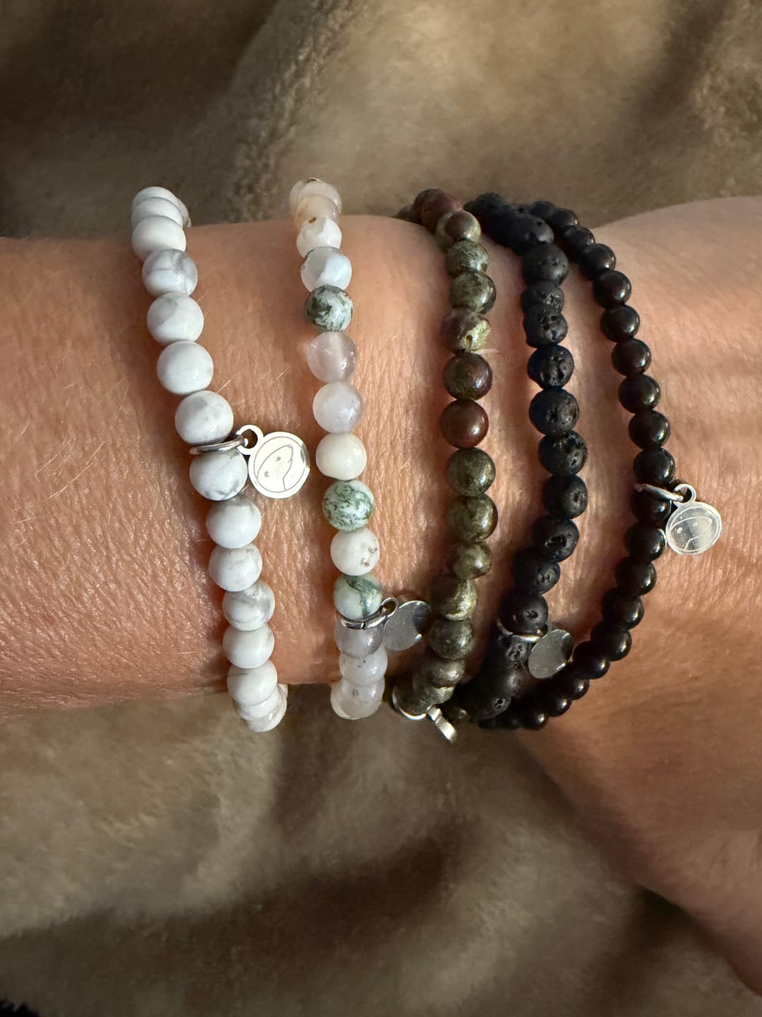 Customer photo review of Lava Rock Bracelet Mini