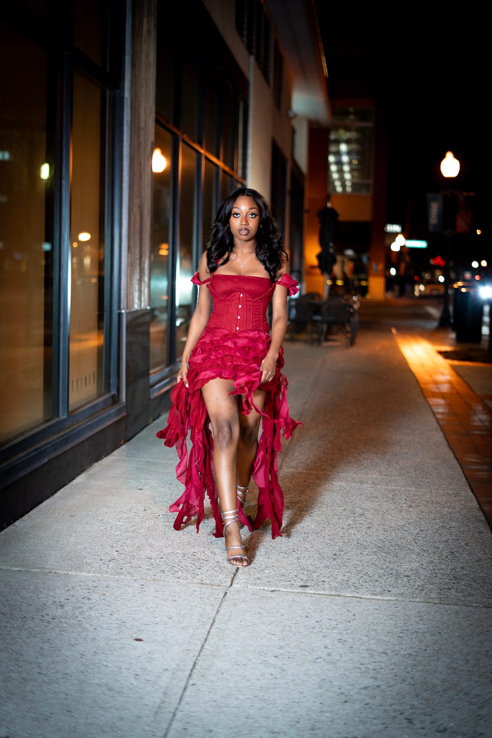 Customer photo review of Monroe Dress (Restocking, Ships 2/13)