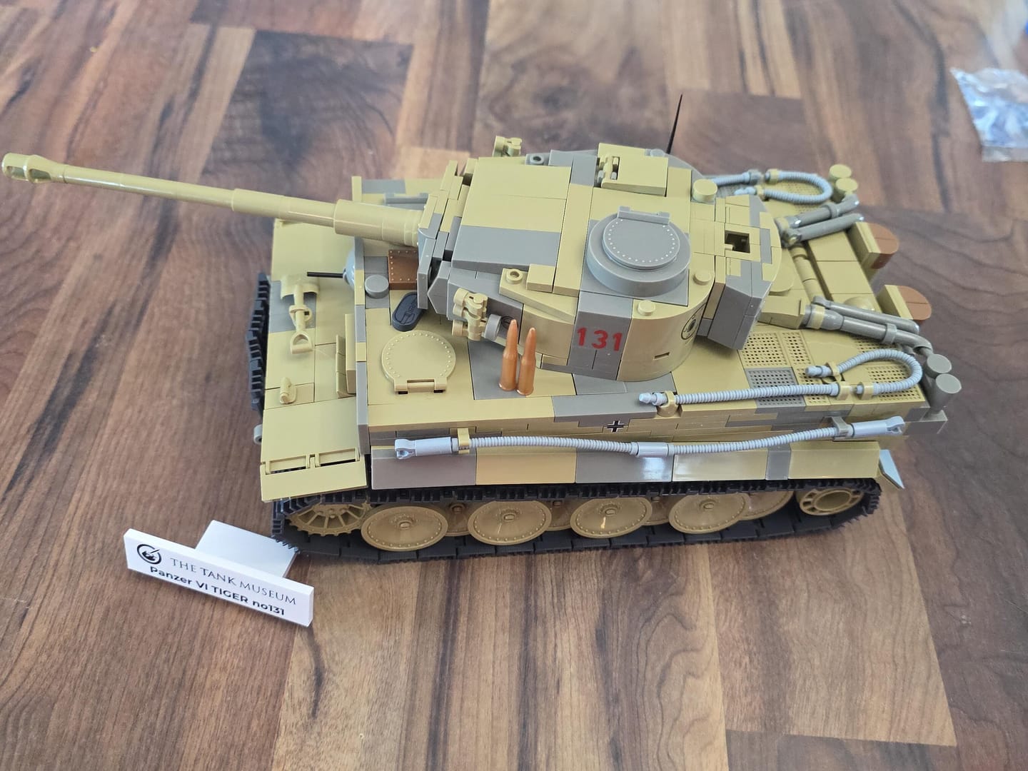 Customer photo review of COBI Tank Museum Panzer Tiger VI No. 131 Tank: Set #2588