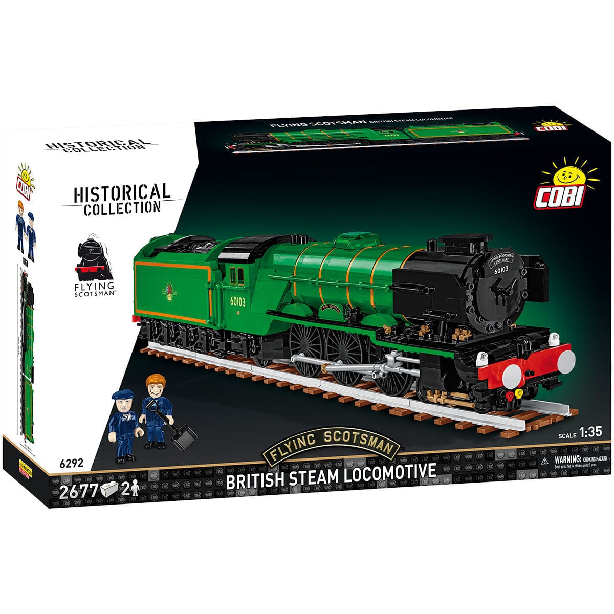 Customer photo review of COBI Flying Scotsman British Steam Locomotive Train: Set #6292