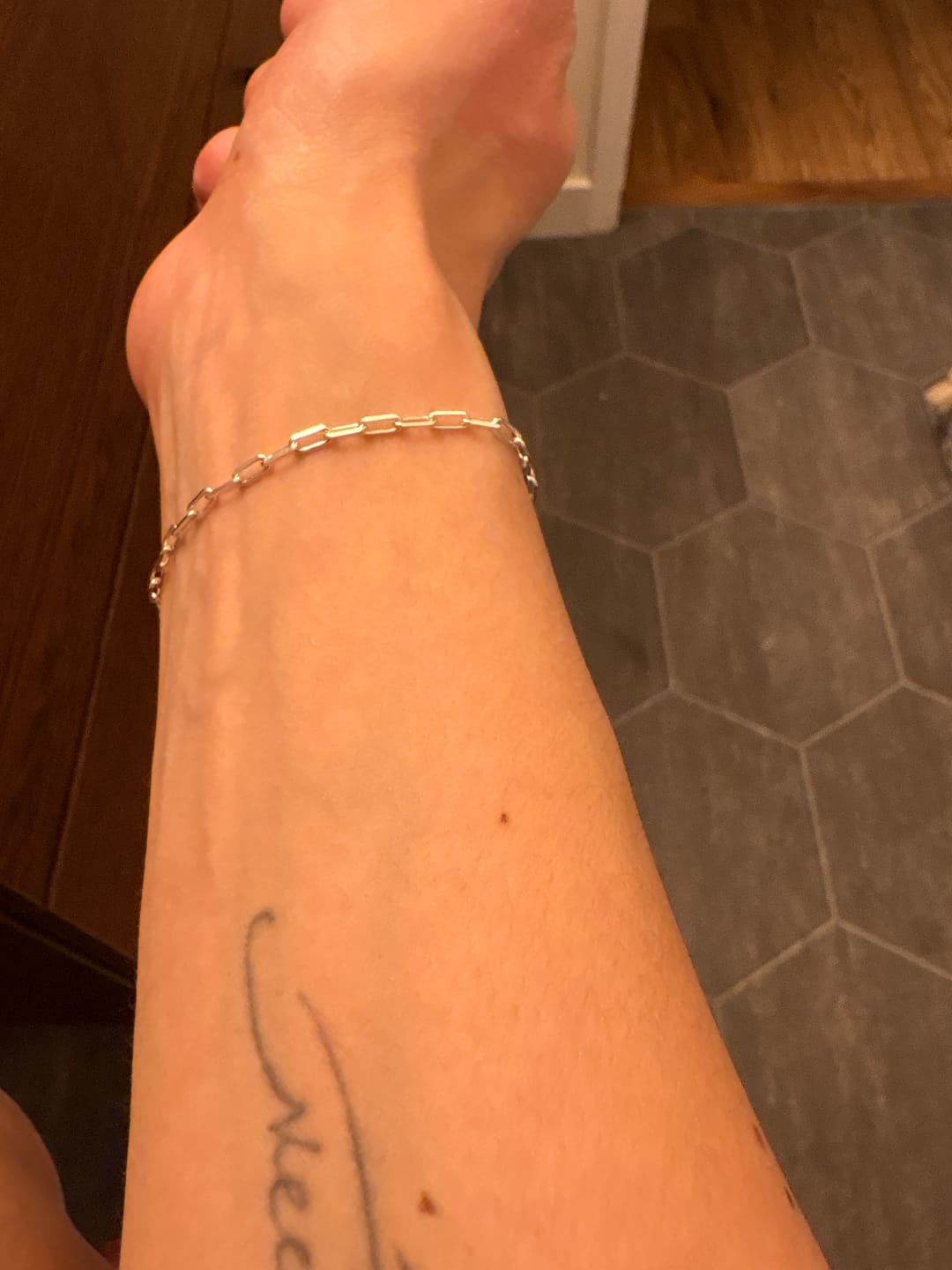 Customer photo review of Permanent Jewelry - Gold Filled/925