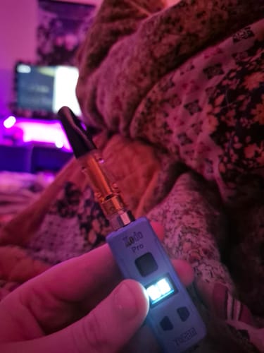 Customer photo review of 3pc Flavor Pack of 1 Gram HHC Vape Cartridge