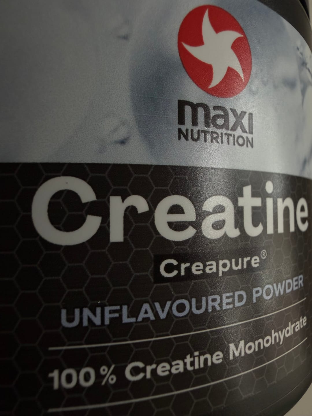 Customer photo review of MAXI NUTRITION Creatine Creapure® – Pure Creatine Monohydrate