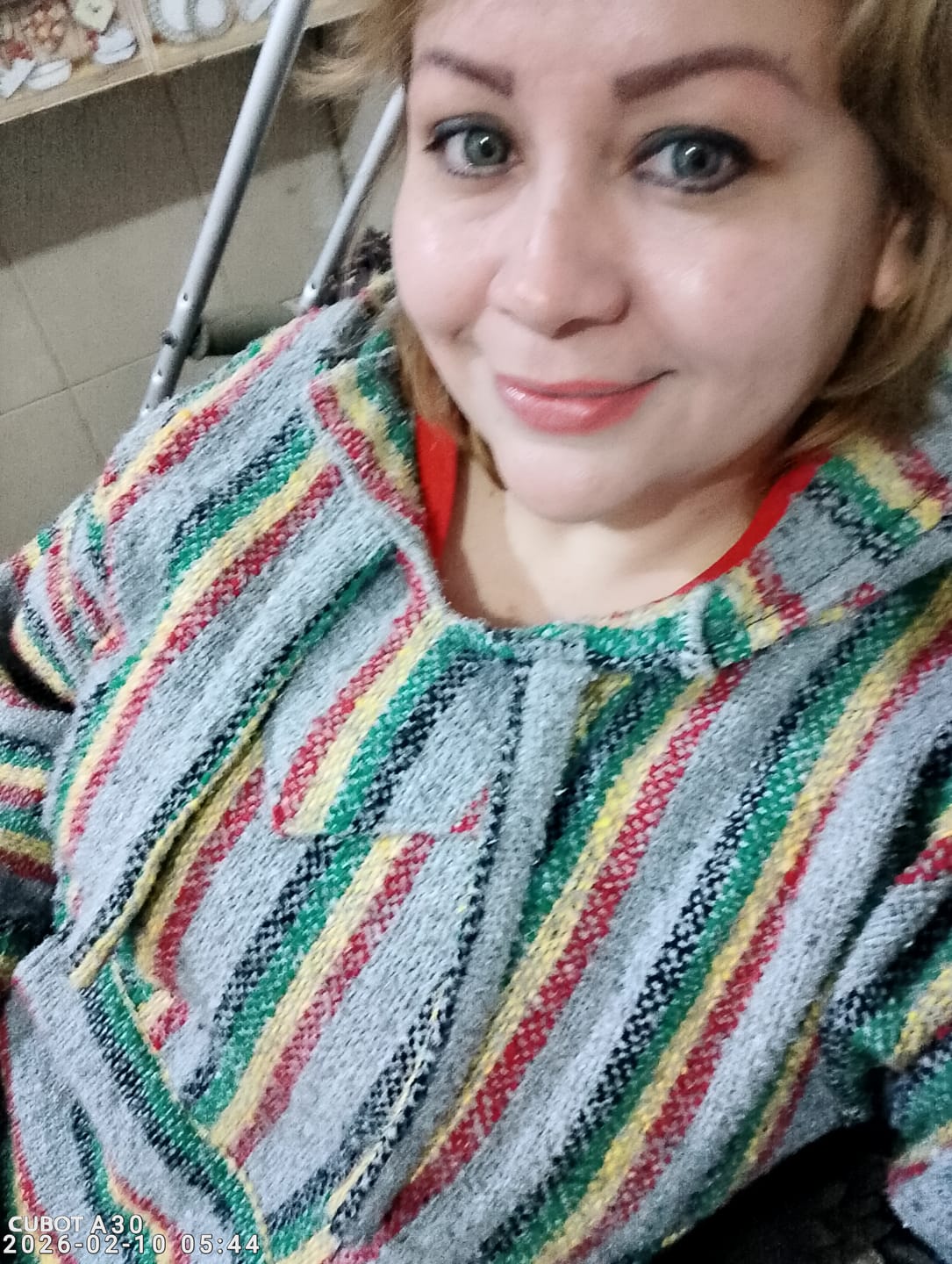 Customer photo review of Amazonia Green Prescription Colored Contact Lenses