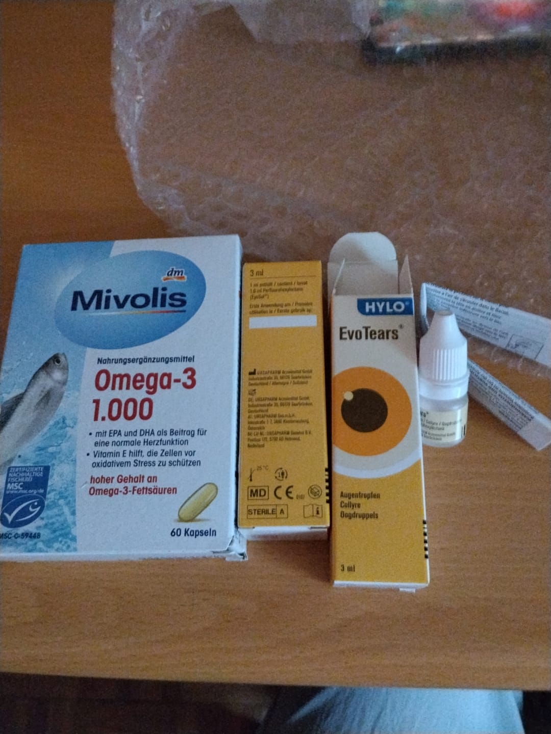 Customer photo review of HYLO Evotears Augentropfen (3 ml) 滴眼液