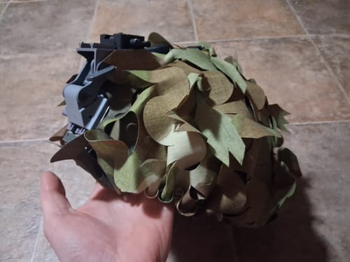 Customer photo review of Predator Ghillie™ Helmet Cover