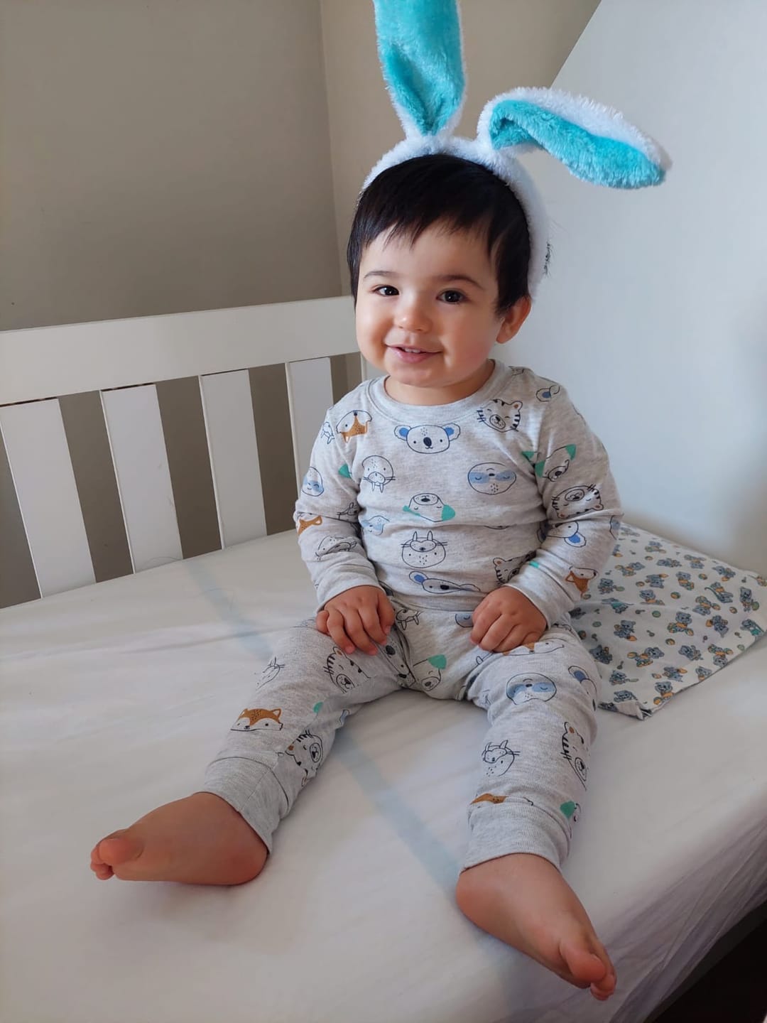 Customer photo review of Pijama Largo Algodón Animales