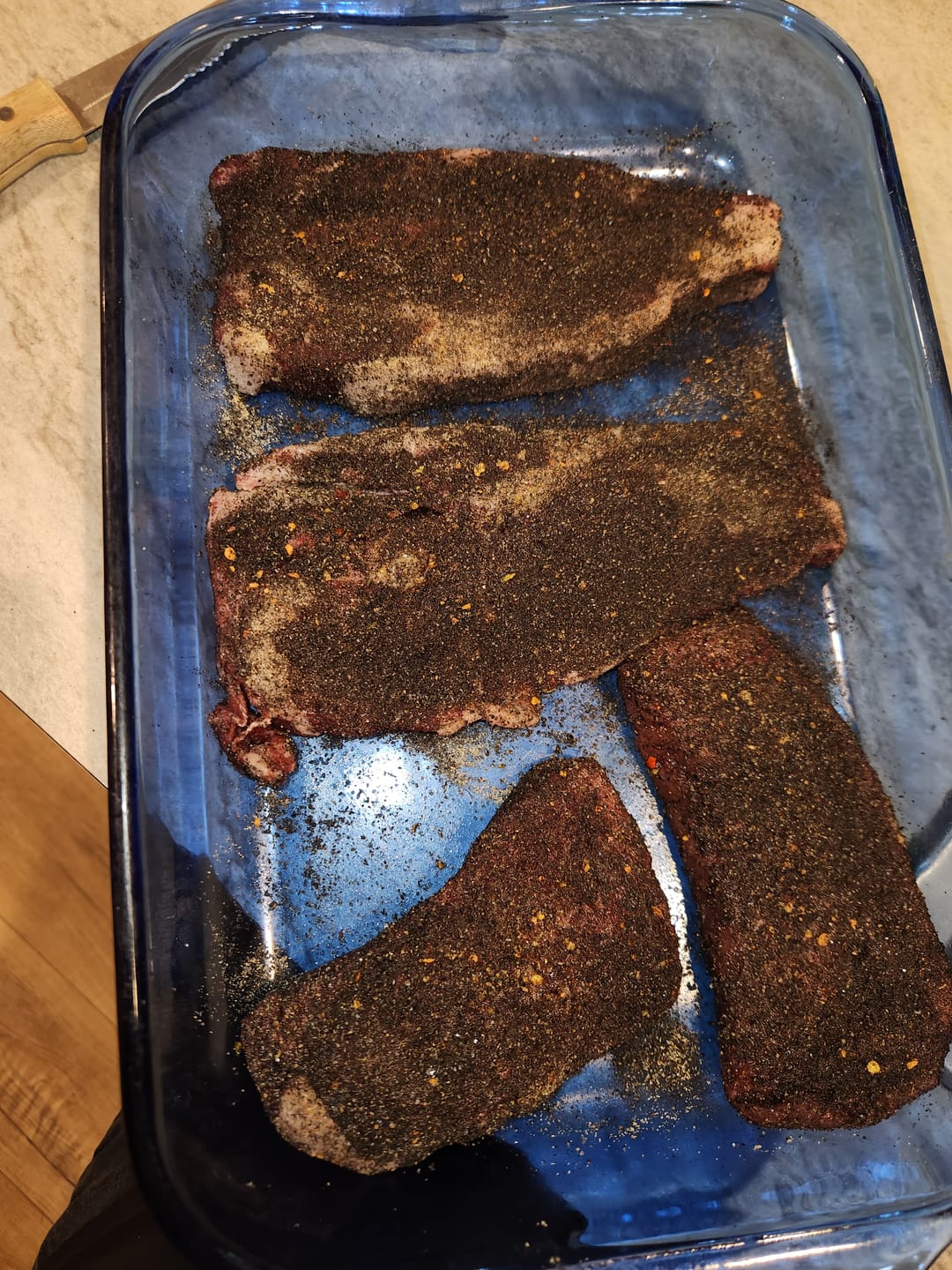 Customer photo review of Blackout Beef & Game Charcoal Seasoning