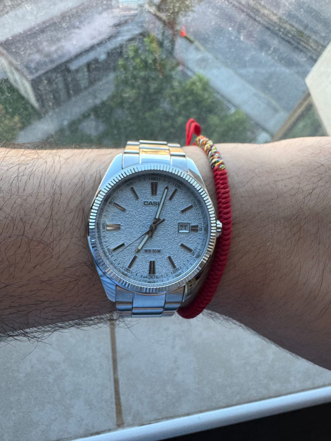Customer photo review of Reloj Casio Análogo MTP-1302DA-2A2 Celeste 38,5mm