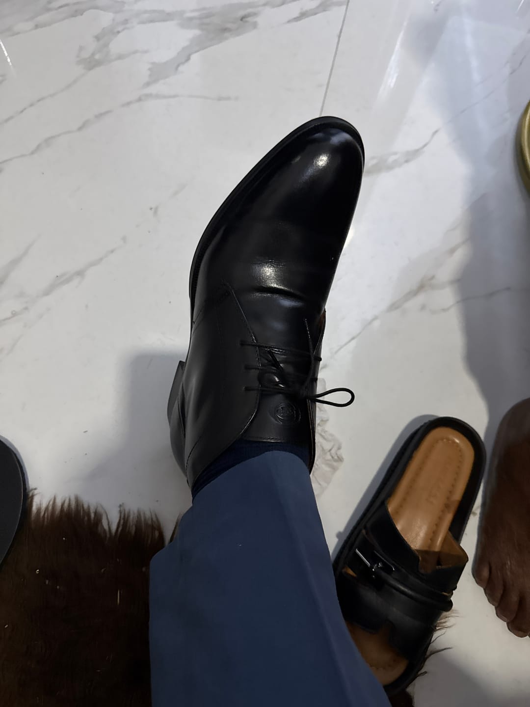 Customer photo review of Wallis Waxy Chukka Boots Black