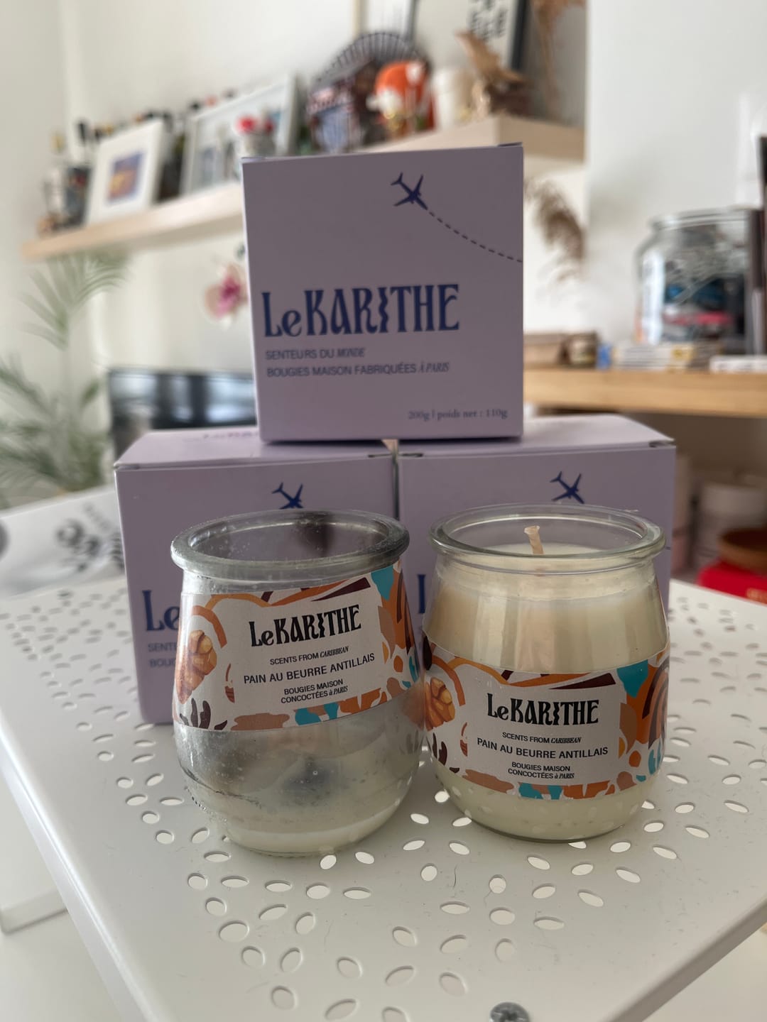 Customer photo review of Bougie Parfumée - Pain au Beurre Antillais 🍞