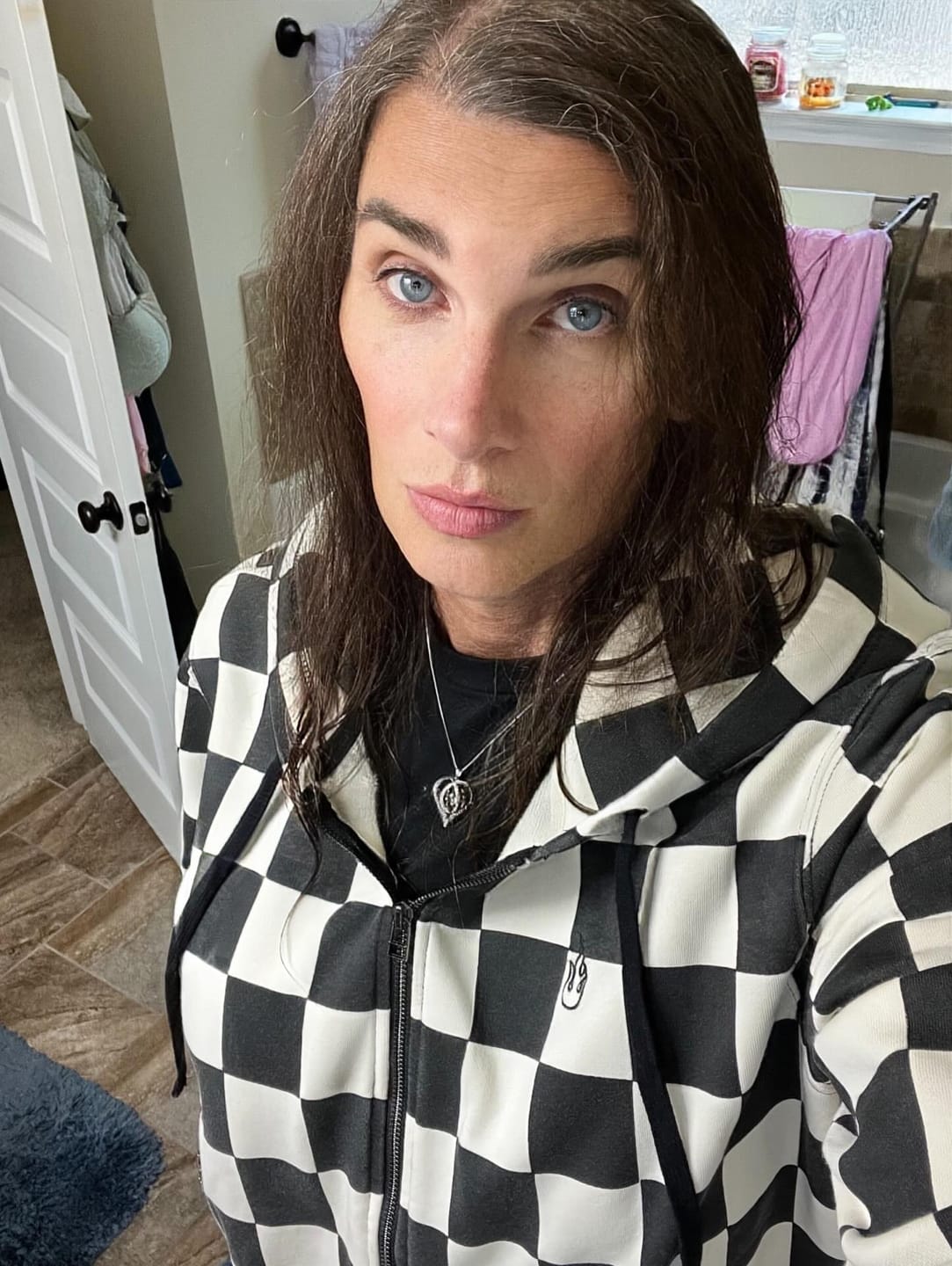Customer photo review of Checkmate Zip Up Hoodie