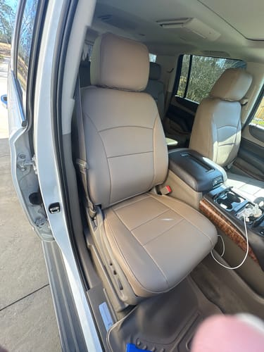 Customer photo review of Premium Custom-Fit Seat Covers