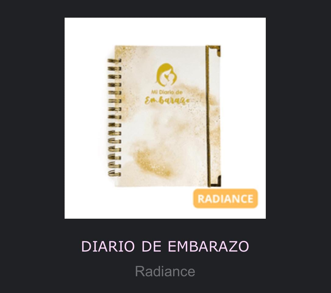 Customer photo review of Diario Único Mi Embarazo - Colorful