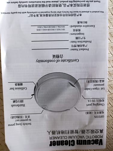 Customer photo review of HOME BUDDY –  3 in 1 Saugroboter mit Wischfunktion