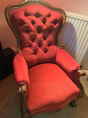 Customer photo review of Fabric Paint -- Raspberry