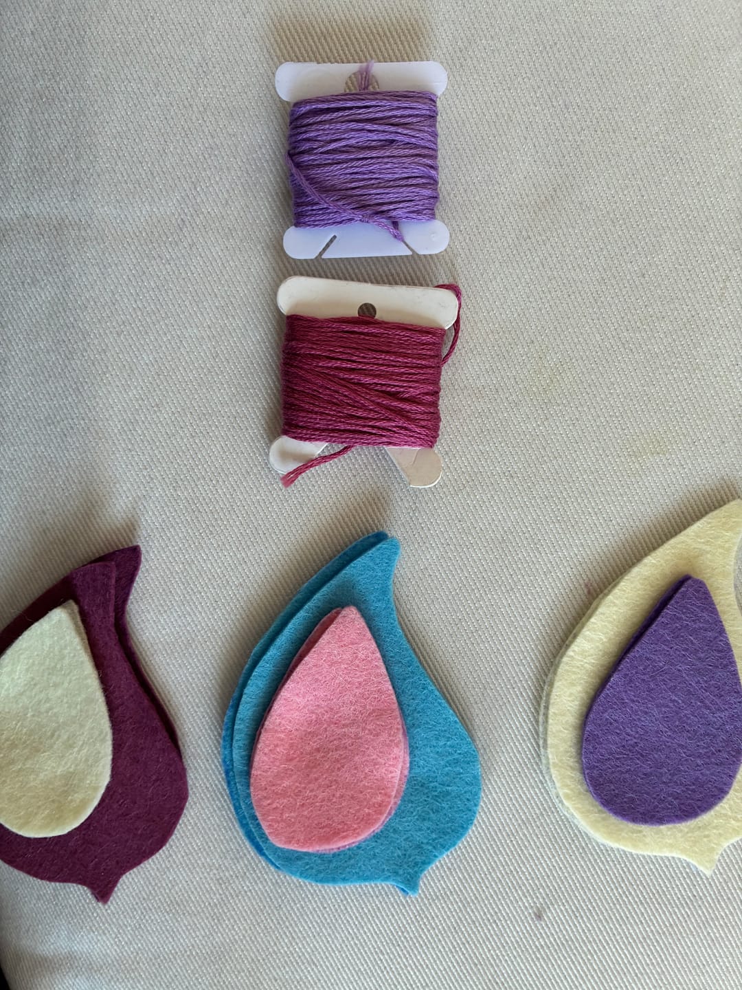 Customer photo review of Premium Wool Blend Craft Felt Sheets - Value Packs