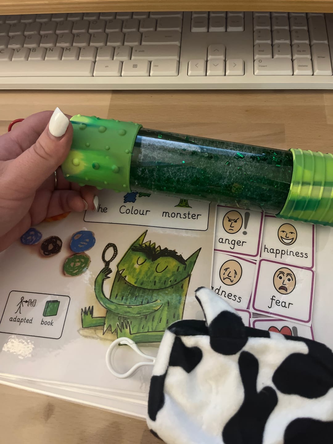 Customer photo review of DIY Calm Down Bottle