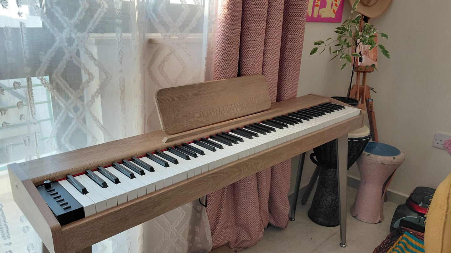 Customer photo review of Donner DDP-60 Semi-Weighted Digital Piano