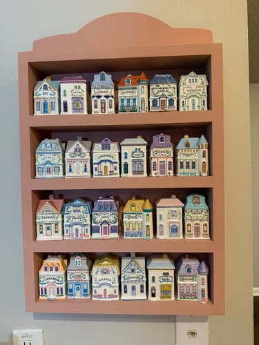 Customer photo review of Paint-Ready Spice Rack for Lenox Spice Village