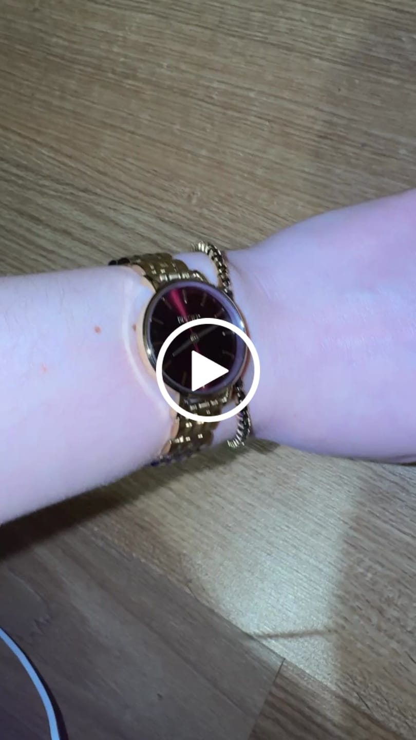 Customer video review of Ruby Petite Gold Burgundy