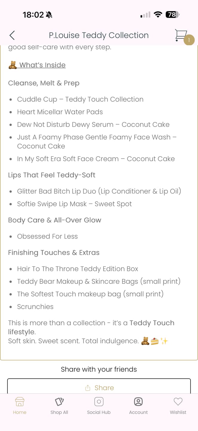 Customer photo review of Protect Your Pout Lip Conditioner XL Gift Set