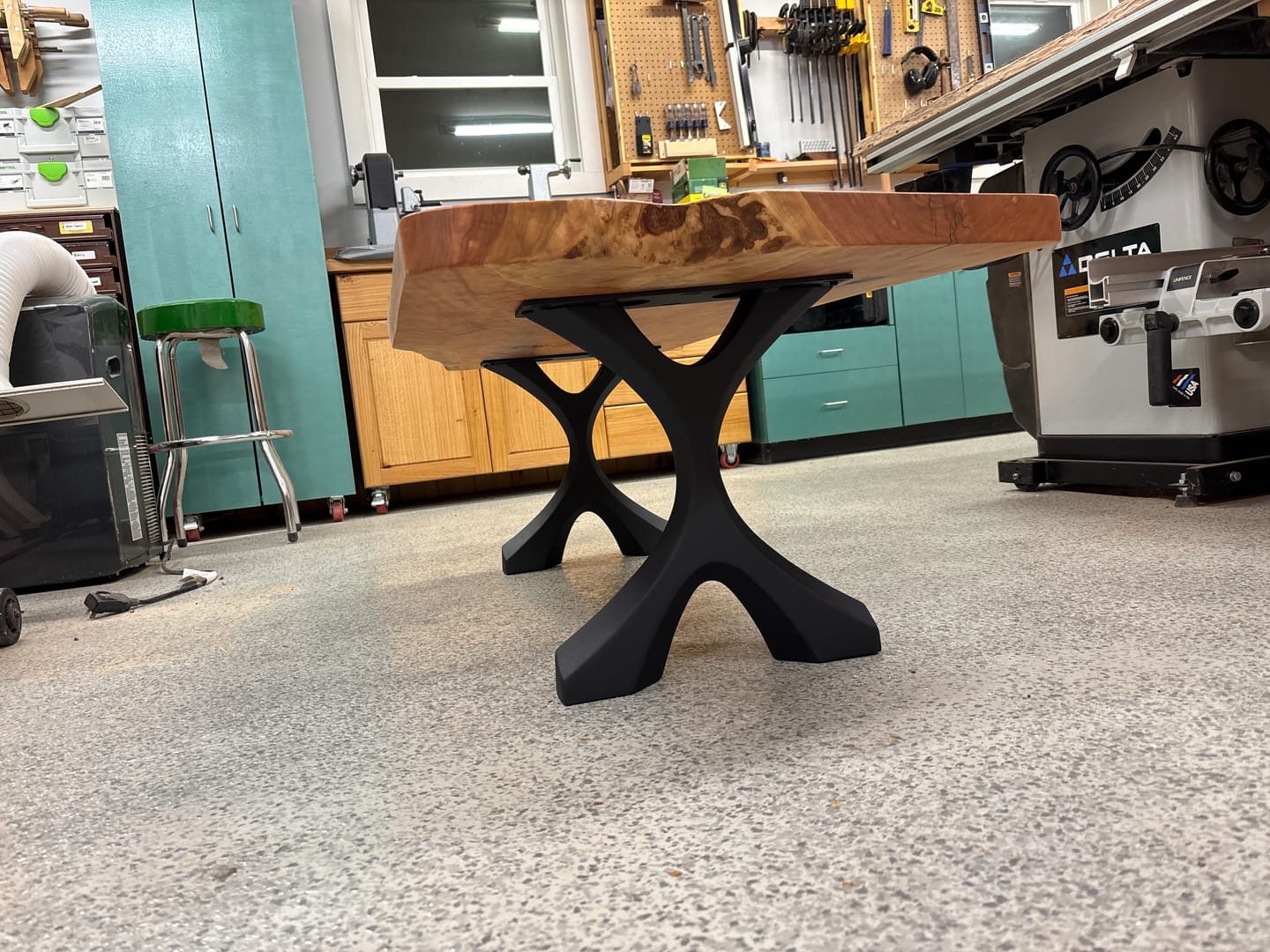 Customer photo review of Coffee Table Legs 120 Xavier 16.1" H Metal X-shaped Furniture