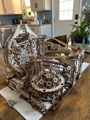 Customer photo review of Board 1 — Galaxy Marble Run