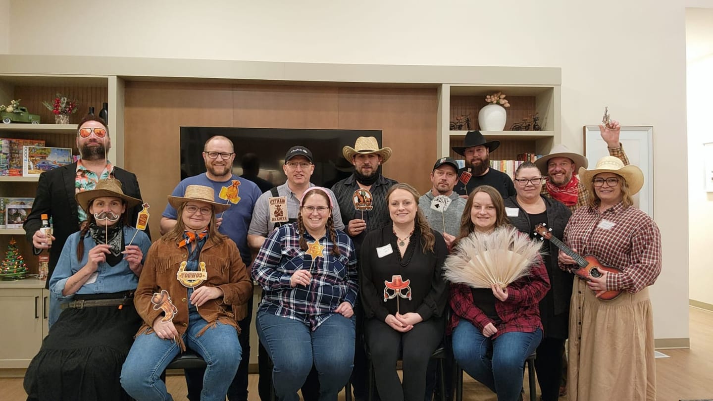Customer photo review of Wild West Cowboy Murder Mystery Host Your Own Game Kit
