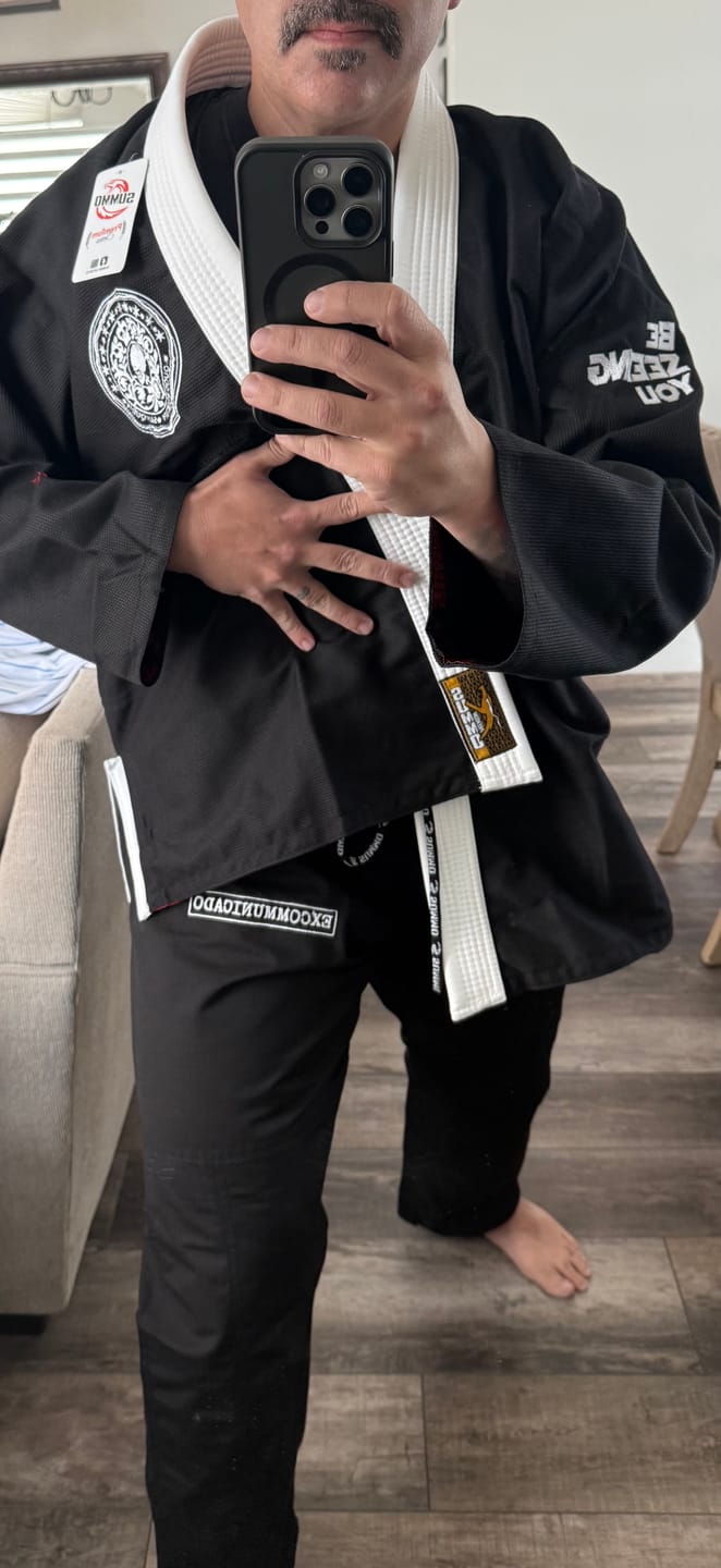 Customer photo review of Baba Yaga Sublimation Brazilian Jiu Jitsu Gi (BJJ GI)