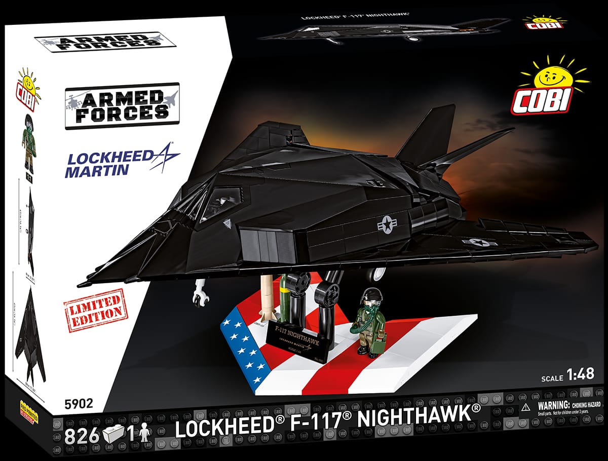 Customer photo review of COBI LIMITED EDITION F-117 Nighthawk Stealth Fighter: Set #5902