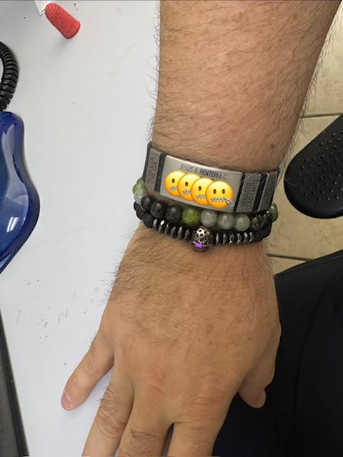 Customer photo review of AXO ID - Brazalete de Emergencia