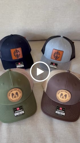 Customer video review of Premium Custom Leather Patch Hats (Wholesale)