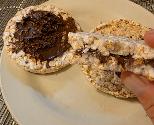 Customer photo review of Crunchy Hazelnut Chocolate Spread