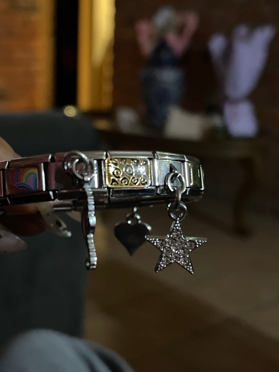 Customer photo review of Charm Colgante Estrella Plata