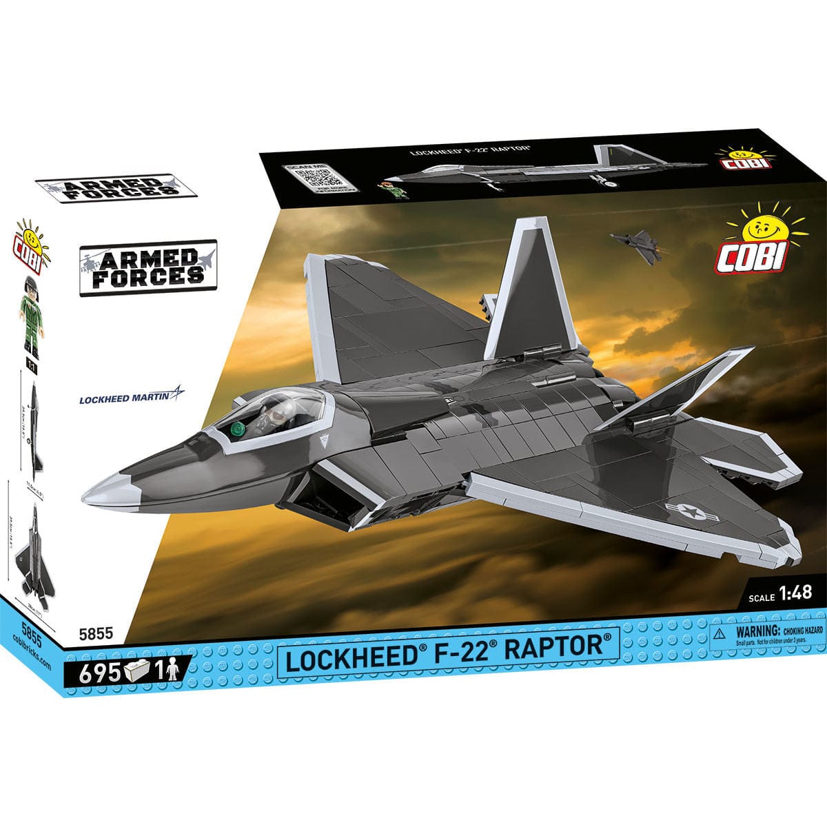 Customer photo review of COBI Lockheed F-22 Raptor Fighter Jet : Set #5855