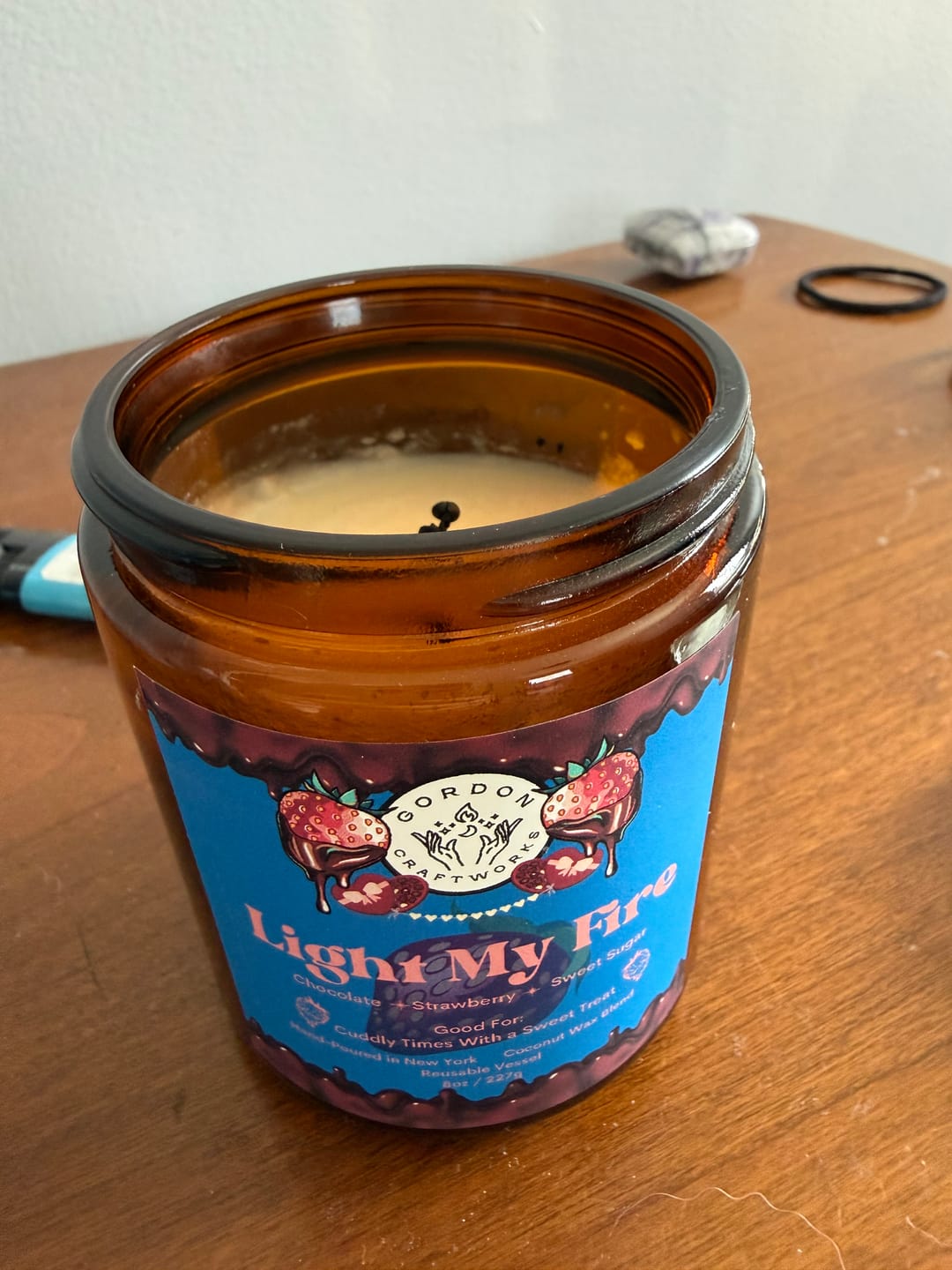 Customer photo review of Light My Fire Candle