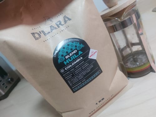 Customer photo review of 1KG Café de Especialidad Blend Huila, Colombia en Grano o Molido