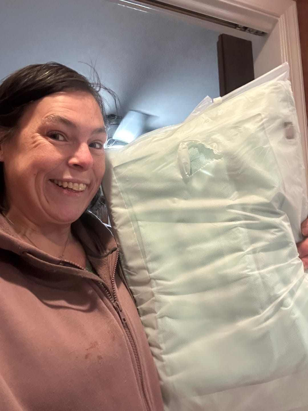 Customer photo review of Compressible Packing Cubes (6 Pieces)
