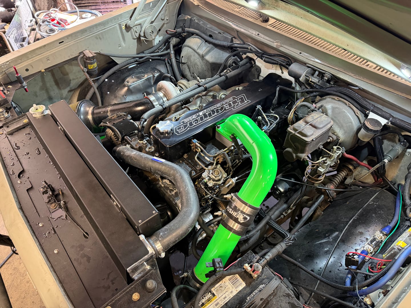 Customer photo review of 1991.5-1993 Radiator Cover and Grill Reinforcement Kits