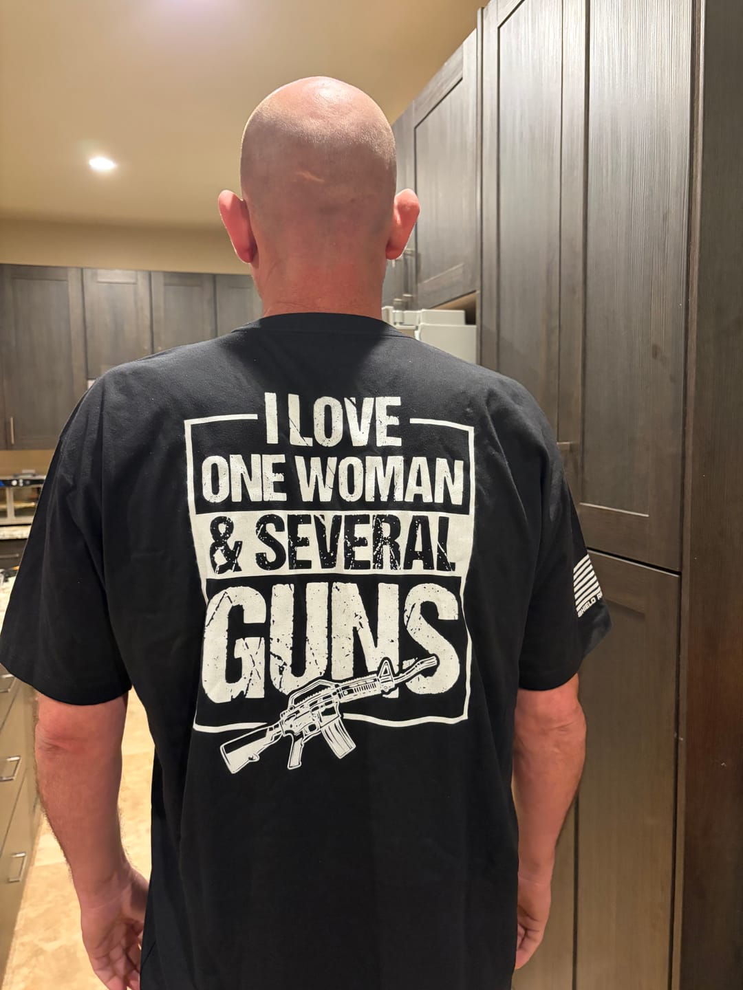 Customer photo review of I Love One Woman & Several Guns