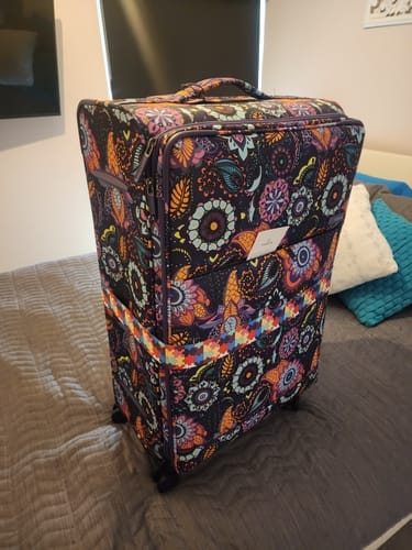 Customer photo review of Tosca So Lite Expandable Softside Large Spinner Suitcase - 79cm - Paisley
