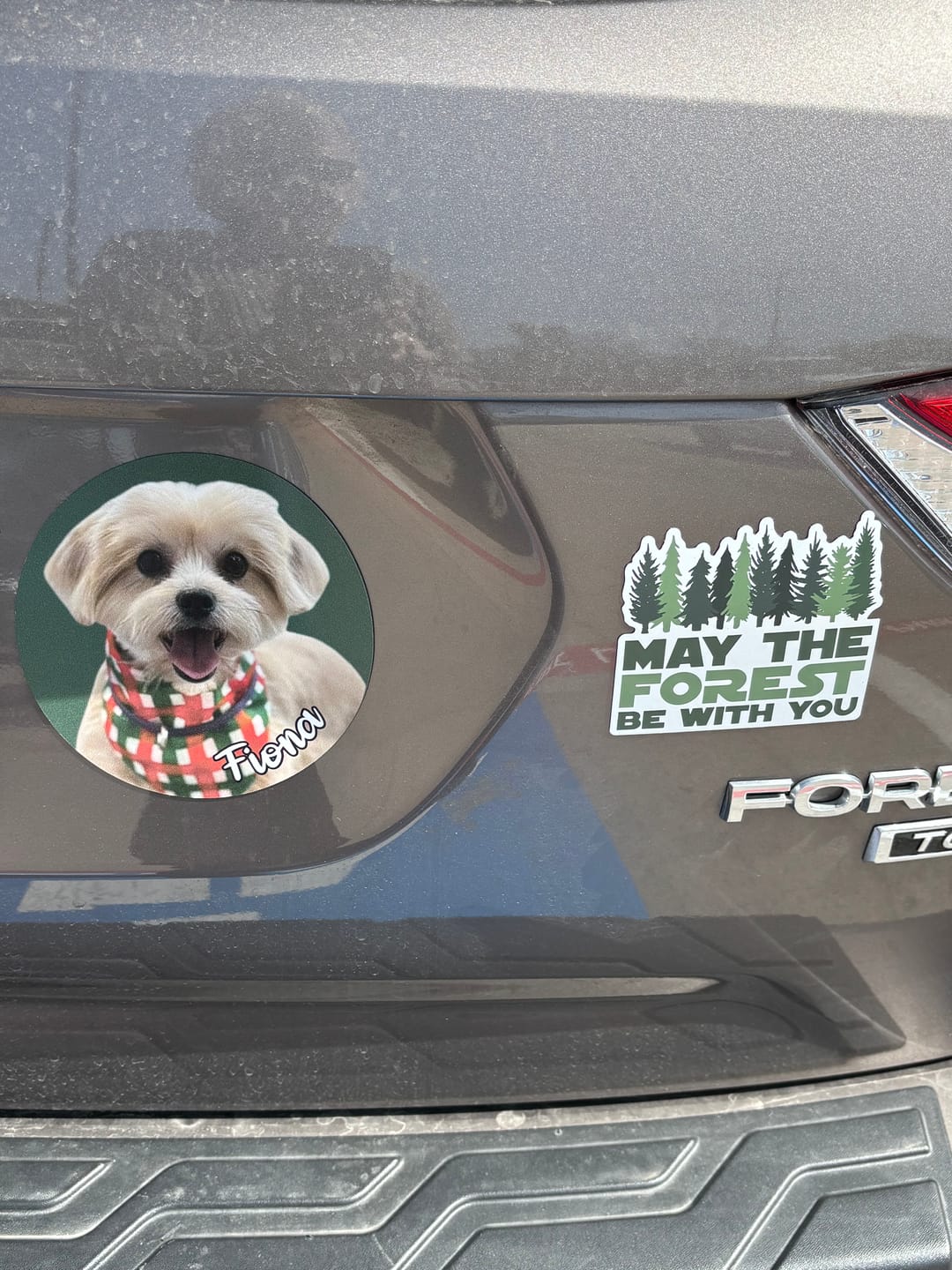 Customer photo review of Your photo - Personalized Car Magnet