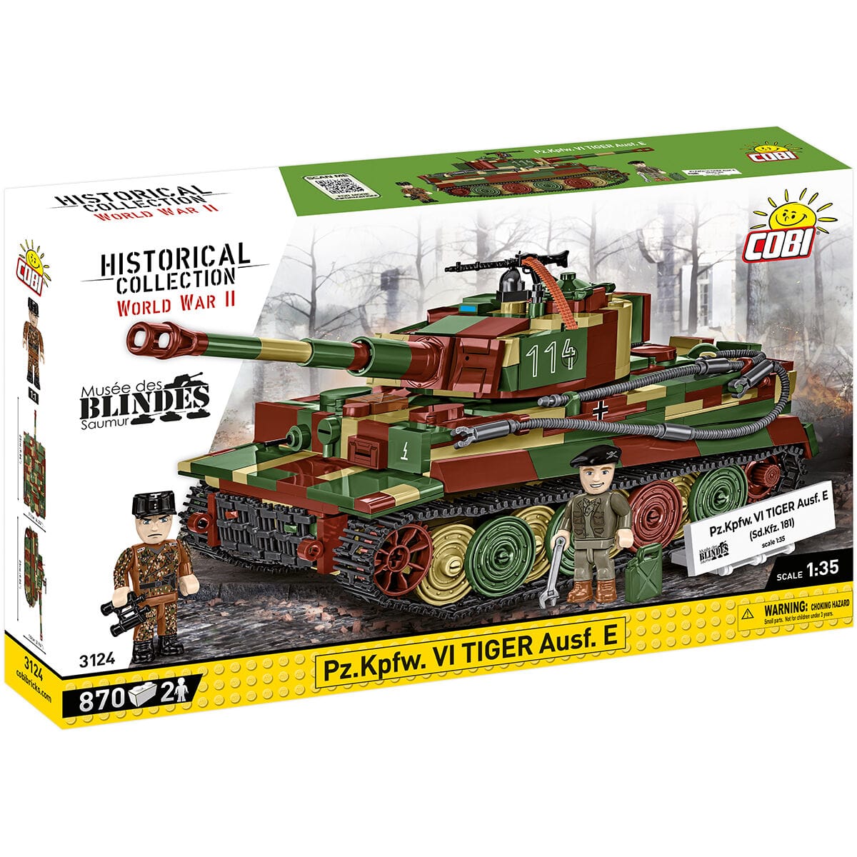 Customer photo review of COBI Pz.Kpfw. VI Tiger Ausf. E Tank : Set #3124