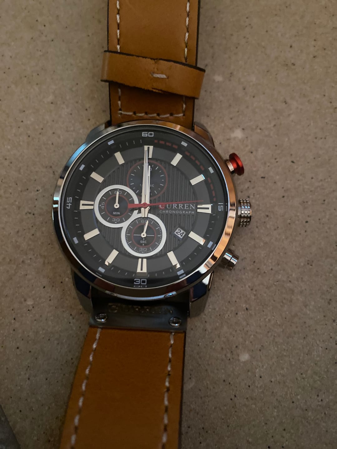 Customer photo review of Curren Istanbul® orologio uomo pelle