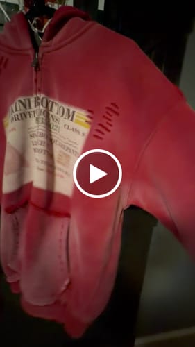 Customer video review of Graphic Ripped Washed Zip Up Hoodies | Inflation Streetwear