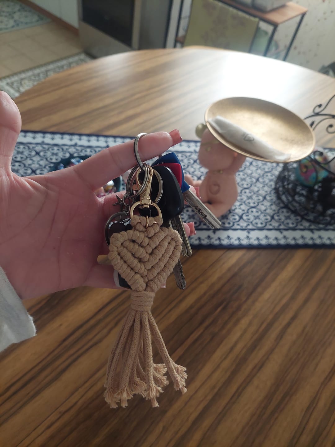 Customer photo review of מחזיק מפתחות חאקי